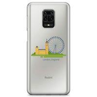 Xiaomi Redmi Note 9 Pro Kılıf Londra İngiltere Arka Kapak Koruma Desenli Full Koruyucu