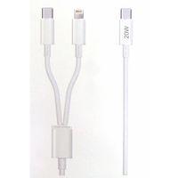 Yeni Nesil USB-C to Lightning USB-C Hızlı Şarj ve Data Kablosu 5.0A Hızlı Kablo 1 metre 20W