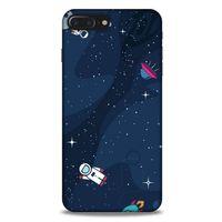 Apple Iphone 7 Plus Uyumlu Kılıf Mavi Delisi (23) Ultra Koruma Kılıfı Nasa