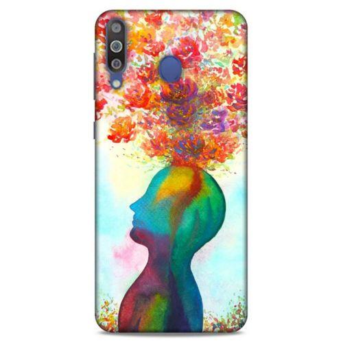 Lopard Samsung Galaxy M30 Uyumlu Kılıf Manipülasyon ☻ (46) Core Armor Kılıf Desenli