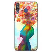Lopard Samsung Galaxy M30 Uyumlu Kılıf Manipülasyon ☻ (46) Core Armor Kılıf Desenli