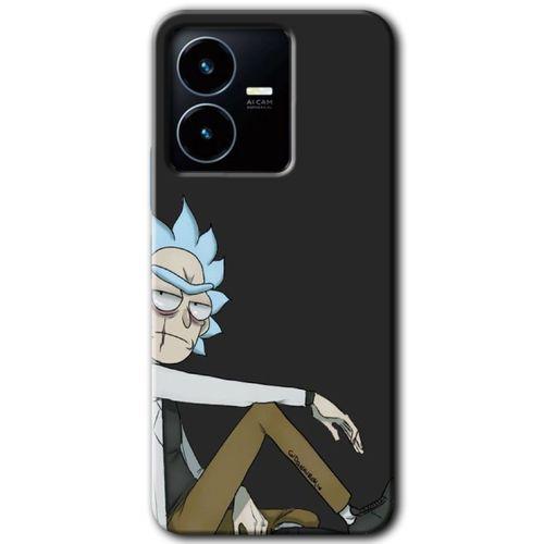 Vivo Y35s Kılıf HD Desen Baskılı Arka Kapak - Rick