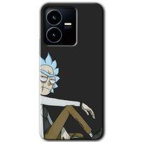 Vivo Y35s Kılıf HD Desen Baskılı Arka Kapak - Rick