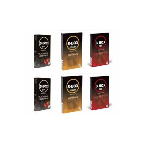 Prezervatif Seti Çilek 24 Lü + Hisset 24 Lü + Red Kabartmalı 24 Lü