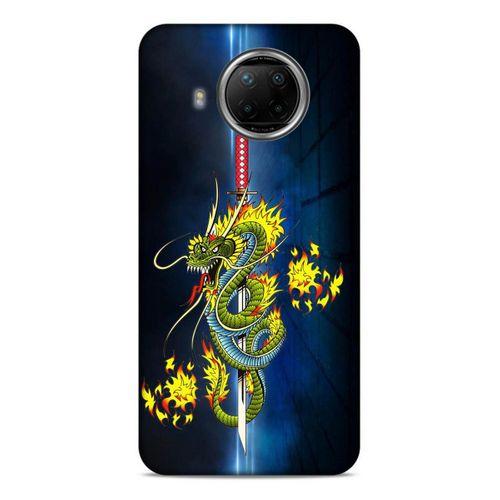 Lopard Xiaomi Redmi Note 9 Pro 5G Uyumlu Kılıf Tattoo's (2) Kabı Ejderha Dövmesi
