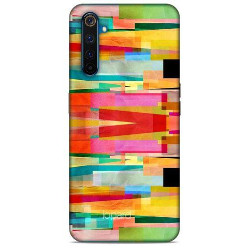 Oppo Realme 6 Kılıf Pastel Renkler (21) Koruyucu Kapak Yeşil Kırmızı
