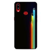 Retro (29) Desen Arka Koruma Kılıfı Renkli Samsung Galaxy A10s Kılıf