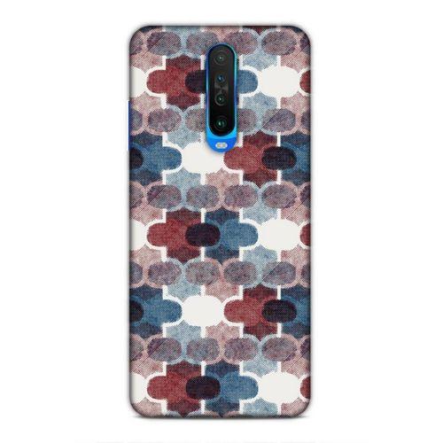 Xiaomi Redmi K30 5G Uyumlu Kılıf Romans (7) Telefon Kılıfı Bordo Mavi