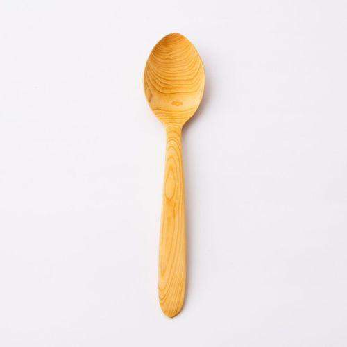 Şimşir Kaşık Hakiki Doğal Ahşap El Yapımı Kaşık Kayın Ağacı Kaşığı 22 Cm 1 Adet