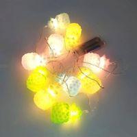 Karışık Renk Dekoratif Ananas Dolama 10’lu Şerit Led Işık Zinciri