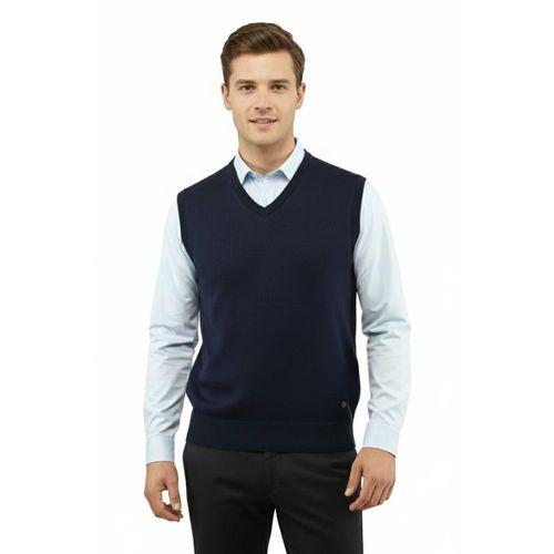 Erkek V Yaka Süveter Çelik Örgü Regular Kalıp 5200H BGL-ST04962