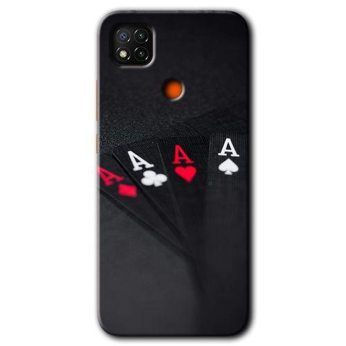 MRCİLETİSİM Xiaomi Redmi 9c Kılıf Kapak - Full As +Hayalet Ekran Yandan Gözükmez