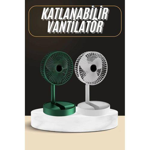 Katlanabilir Usb Şarjlı Masaüstü Soğutucu Mini Fan Telefon Tutucu