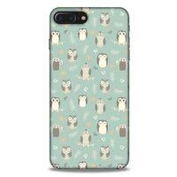 Baykuşlar (22) Desenli Silikon Kapak Telefon Kabı Apple Iphone 8 Plus Kılıf