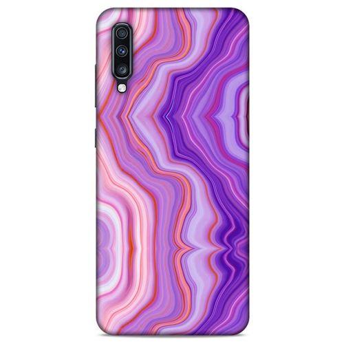 Mermer Desenli (46) Tema Core Armor Kılıf Lavanta Samsung Galaxy A70s Kılıf