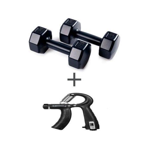 Ps Spor 1 Kg Dambıl Set 1kg 2 Adet Dambıl + Sayaçlı Ayarlanabilir El Yayı