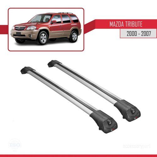 Mazda Tribute 2000-2007 Arası ile Uyumlu ACE-1 Ara Atkı Tavan Barı GRİ