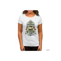 Parka Gidecekmiş İki Gözümün Çiçeği Beyaz Kadın Tişört