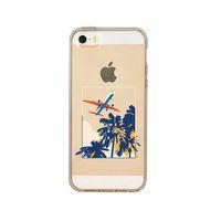 iPhone 5 Time To Travel Desenli Premium Şeffaf Silikon Kılıf