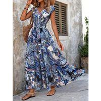 Kadın Kısa Yarasa Kanat Kollu V Yakalı Beli Büzgülü Süprem Elbise