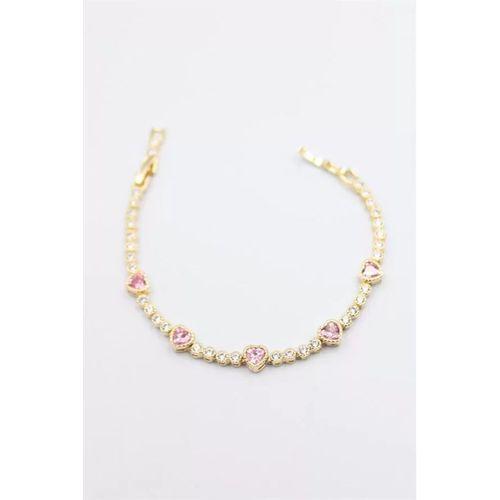 Taşlı Xuping Bileklik - Altın