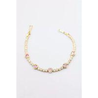 Taşlı Xuping Bileklik - Altın