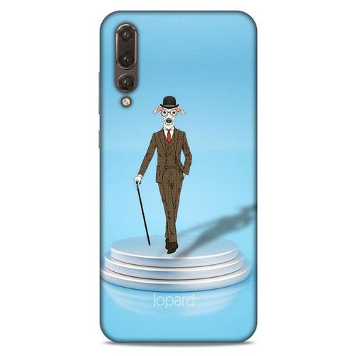 Huawei P20 Pro Kılıf FunnyMaX (45) Liquid Air Kılıf Açık Mavi Köpek