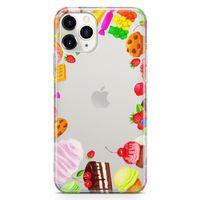 Apple iPhone 11 Pro Kılıf Dondurma Pasta Arka Kapak Koruma Desenli Full Koruyucu