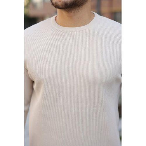 Erkek Selanik Örme Bisiklet Yaka Triko