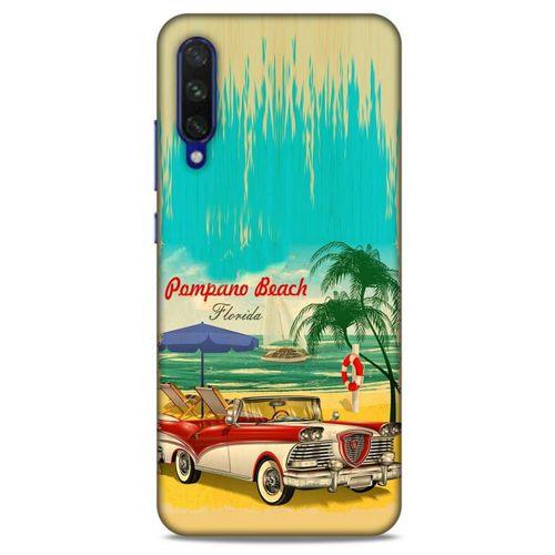 Retro (16) Desen Kalın Kılıf Renkli Xiaomi Mi A3 Kılıf