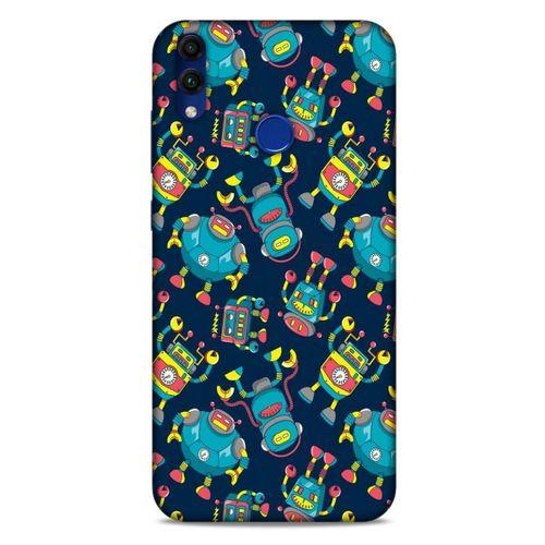 Retro (9) Desen Kılıf Renkli Huawei Honor 8C Kılıf