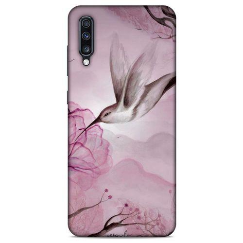Y.Liva-2020 (Pembe Özlü Balım) Samsung Galaxy A70s Kılıf Silikon Kapak Desenli