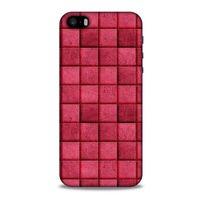 Apple iPhone SE Kılıf Patchwork (29) Arka Koruma Kılıfı Pembe