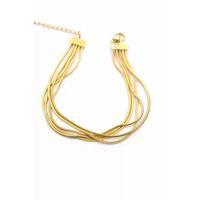 Çoklu Zincir Bileklik - Altın