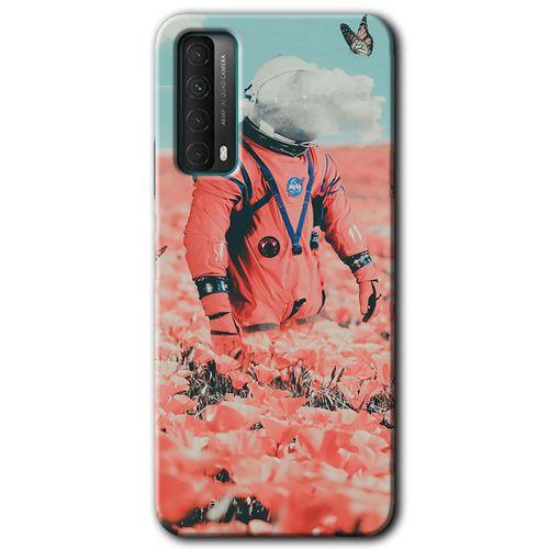 Huawei P Smart 2021 Kılıf HD Desen Baskılı Arka Kapak - Uzay Bahçesi