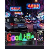 Rgb Kayan Yazı Led Panel Telefon Kontrollü Animasyonlu Akıllı Ekran
