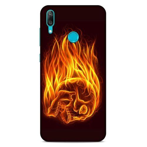 Lopard Huawei Y7 Prime 2019 Uyumlu Kılıf FireX (50) Shockproof Kılıf İskelet Kafa