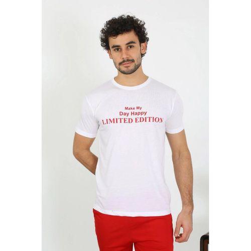 Erkek Kısa Kol Penye Beyaz Pijama Takımı