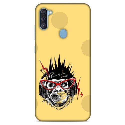 Animax Rockçı Maymun Samsung Galaxy A11 Kılıf Desenli Silikon