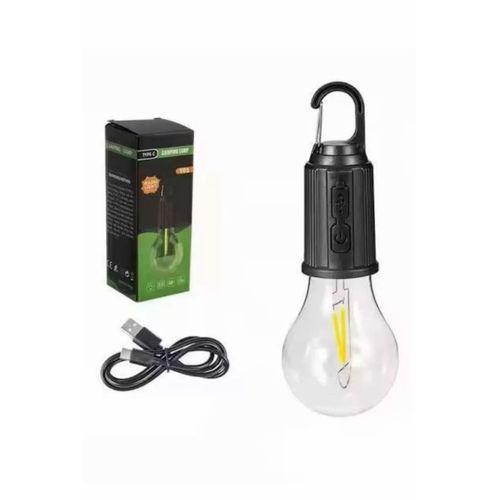 Askılı Kırılmaz Led Işık Kamp Bahçe Lambası Taşınabilir Led Ampul Şarjlı