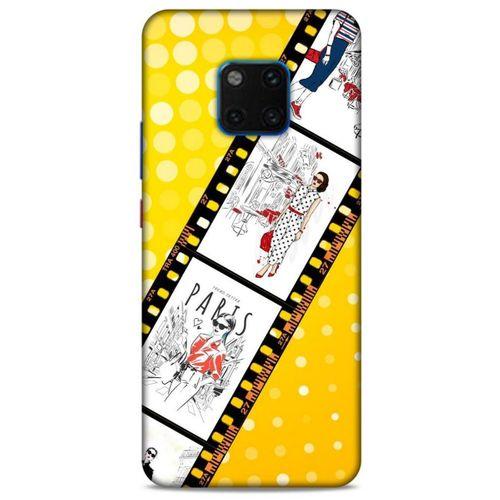 Sokak Modası 84 Huawei Mate 20 Pro Kılıf Desenli Silikon