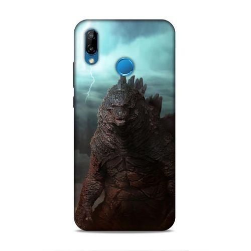 Huawei P20 Lite Uyumlu Kılıf BMovie (26) Tpu Silikon Kılıf Godzilla