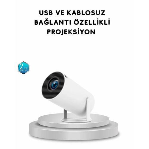 Full Hd 4k Uyumlu Projeksiyon Cihazı 130 İnç Geniş Ekran Destekli