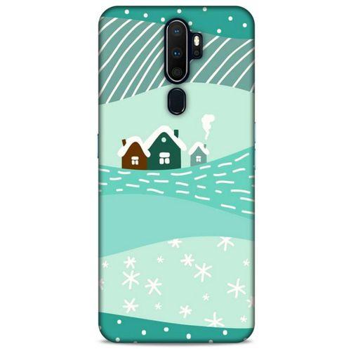 Oppo A5 2020 Kılıf Snowix (16) Kalın Kılıf Su Yeşili