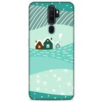 Oppo A5 2020 Kılıf Snowix (16) Kalın Kılıf Su Yeşili