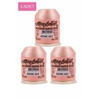 3 Adet Altınbaşak Oya ve Dantel İpi 20 gr - Royaleks - No: 423