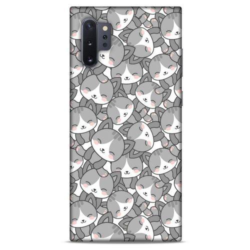 Lopard Samsung Galaxy Note 10 Plus Uyumlu Kılıf Kediler (21) Koruyucu Kapak 1001 Kedi