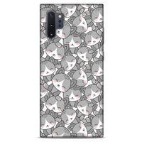 Lopard Samsung Galaxy Note 10 Plus Uyumlu Kılıf Kediler (21) Koruyucu Kapak 1001 Kedi