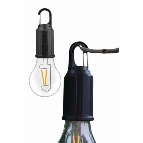 Taşınabilir Şarjlı Led Ampul Askılı Lamba Kamp Bahçe Lambası