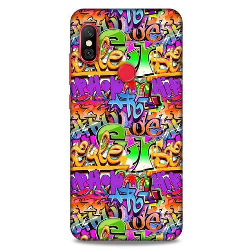 Graffitix (14) Desenli Silikon Kapak Xiaomi Mi A2 Lite Kılıf